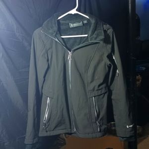 Women's black ski coat size medium